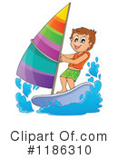 Windsurfing Clipart #1186310 by visekart