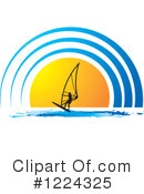 Windsurfing Clipart #1224325 by Lal Perera