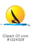 Windsurfing Clipart #1224328 by Lal Perera