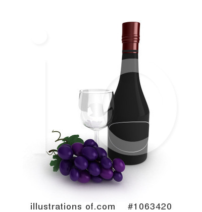 Royalty-Free (RF) Wine Clipart Illustration by BNP Design Studio - Stock Sample #1063420