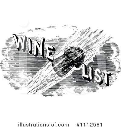 Royalty-Free (RF) Wine Clipart Illustration by Prawny Vintage - Stock Sample #1112581