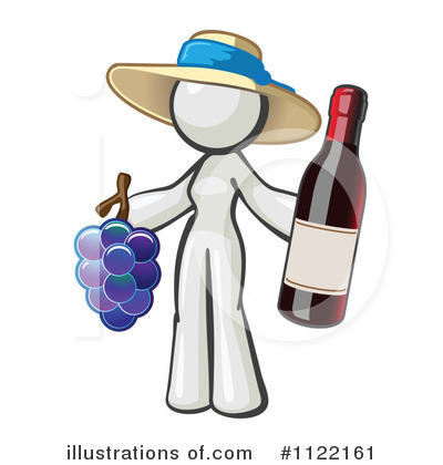 Royalty-Free (RF) Wine Clipart Illustration by Leo Blanchette - Stock Sample #1122161