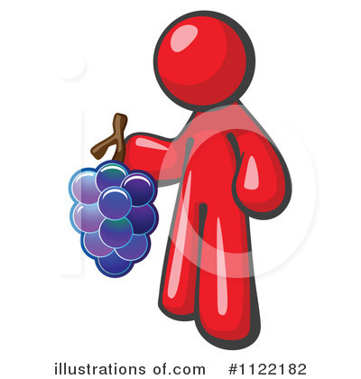 Grapes Clipart #1122182 by Leo Blanchette