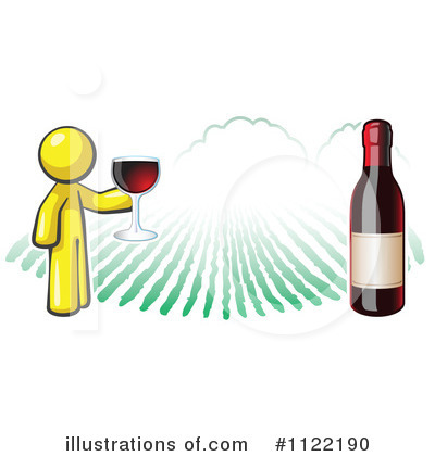 Wine Clipart #1122190 by Leo Blanchette