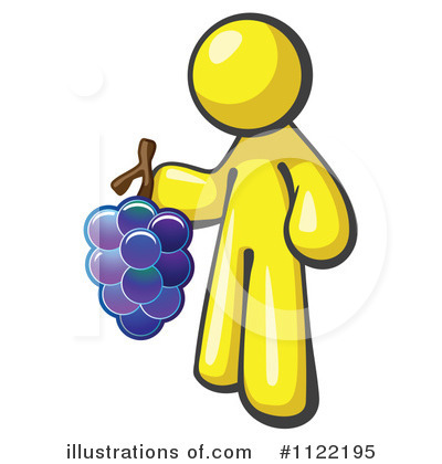 Grapes Clipart #1122195 by Leo Blanchette