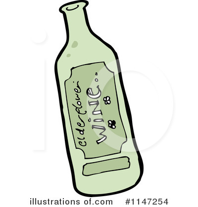 Royalty-Free (RF) Wine Clipart Illustration by lineartestpilot - Stock Sample #1147254