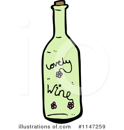 Wine Bottle Clipart #1147259 by lineartestpilot
