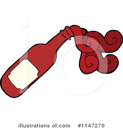 Wine Bottle Clipart #1147270 by lineartestpilot