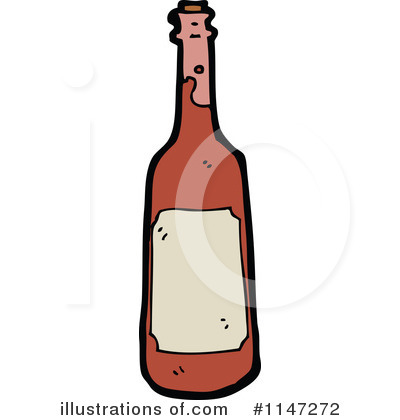 Wine Bottle Clipart #1147272 by lineartestpilot