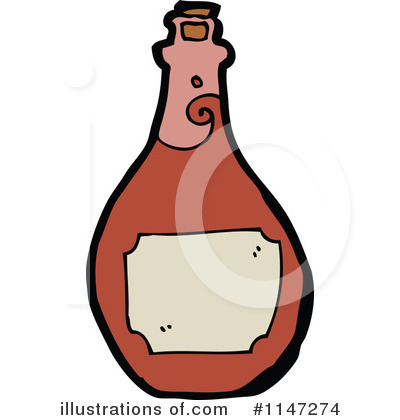 Wine Bottle Clipart #1147274 by lineartestpilot