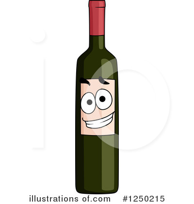 Royalty-Free (RF) Wine Clipart Illustration by Vector Tradition SM - Stock Sample #1250215