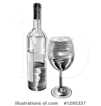 Royalty-Free (RF) Wine Clipart Illustration by AtStockIllustration - Stock Sample #1295337