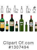 Wine Clipart #1307494 by Vector Tradition SM