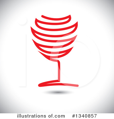 Royalty-Free (RF) Wine Clipart Illustration by ColorMagic - Stock Sample #1340857