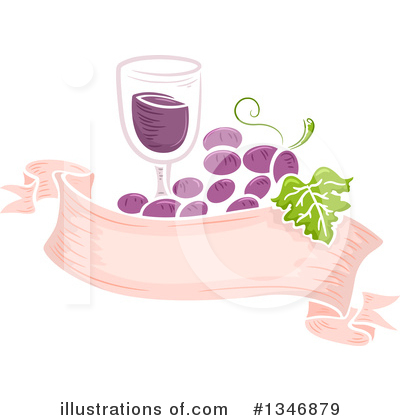 Royalty-Free (RF) Wine Clipart Illustration by BNP Design Studio - Stock Sample #1346879