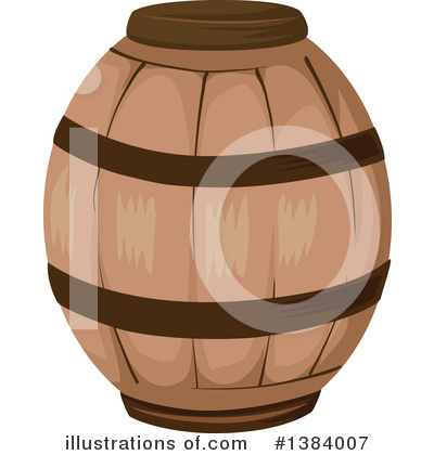 Wine Barrel Clipart #1384007 by BNP Design Studio