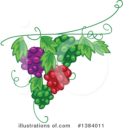 Grapes Clipart #1384011 by BNP Design Studio