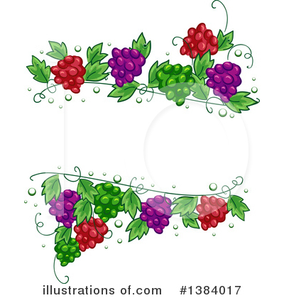 Grapes Clipart #1384017 by BNP Design Studio