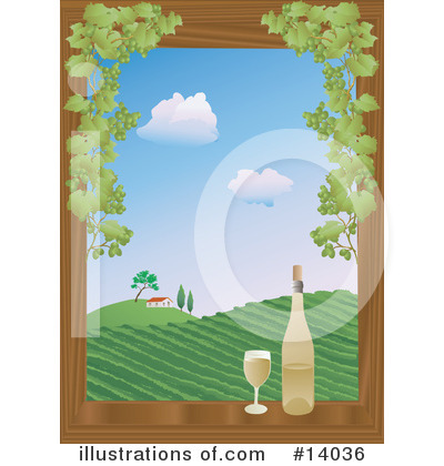 Vineyard Clipart #14036 by Rasmussen Images