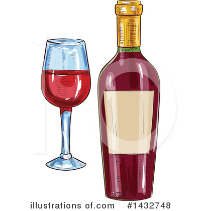 Wine Clipart #1432748 by Vector Tradition SM