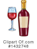 Wine Clipart #1432748 by Vector Tradition SM