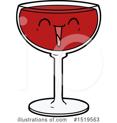 Royalty-Free (RF) Wine Clipart Illustration by lineartestpilot - Stock Sample #1519563