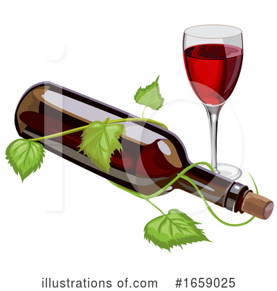 Royalty-Free (RF) Wine Clipart Illustration by Morphart Creations - Stock Sample #1659025