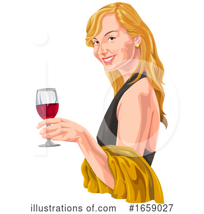 Royalty-Free (RF) Wine Clipart Illustration by Morphart Creations - Stock Sample #1659027