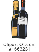 Wine Clipart #1663231 by Vector Tradition SM