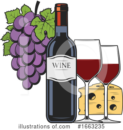 Wine Glass Clipart #1663235 by Vector Tradition SM