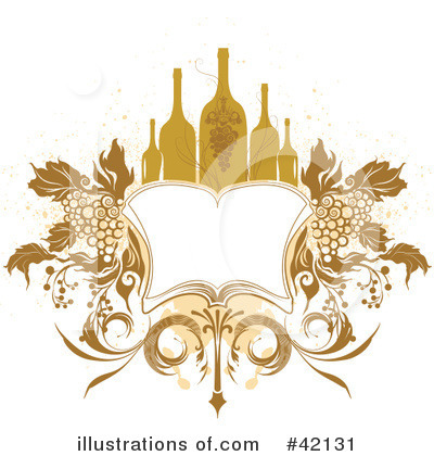 Royalty-Free (RF) Wine Clipart Illustration by L2studio - Stock Sample #42131