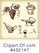 Wine Clipart #432147 by Eugene