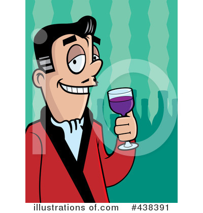 Royalty-Free (RF) Wine Clipart Illustration by Cory Thoman - Stock Sample #438391