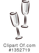 Wine Glass Clipart #1352719 by BNP Design Studio