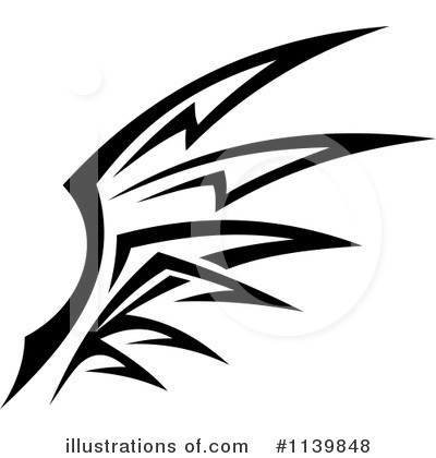 Royalty-Free (RF) Wing Clipart Illustration by Vector Tradition SM - Stock Sample #1139848