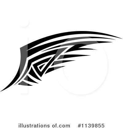 Royalty-Free (RF) Wing Clipart Illustration by Vector Tradition SM - Stock Sample #1139855