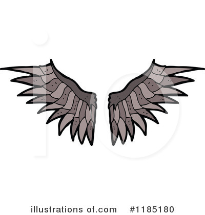 Royalty-Free (RF) Wing Clipart Illustration by lineartestpilot - Stock Sample #1185180