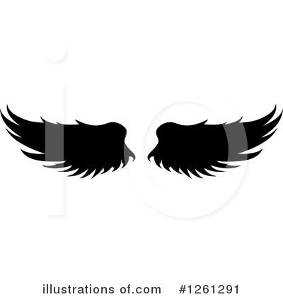 Royalty-Free (RF) Wing Clipart Illustration by Chromaco - Stock Sample #1261291