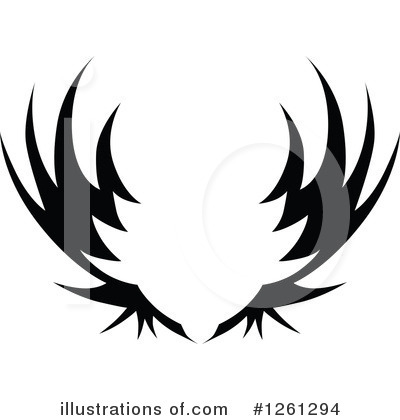 Royalty-Free (RF) Wing Clipart Illustration by Chromaco - Stock Sample #1261294