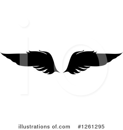 Royalty-Free (RF) Wing Clipart Illustration by Chromaco - Stock Sample #1261295