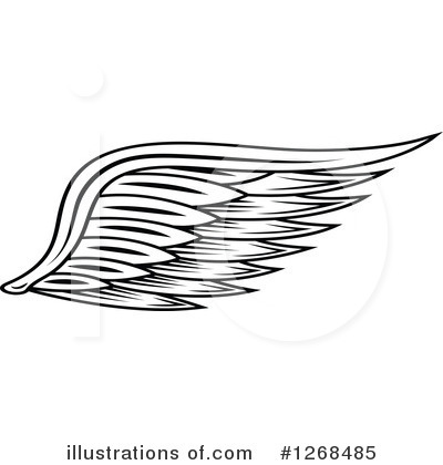 Royalty-Free (RF) Wing Clipart Illustration by Vector Tradition SM - Stock Sample #1268485