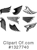 Wing Clipart #1327740 by Vector Tradition SM