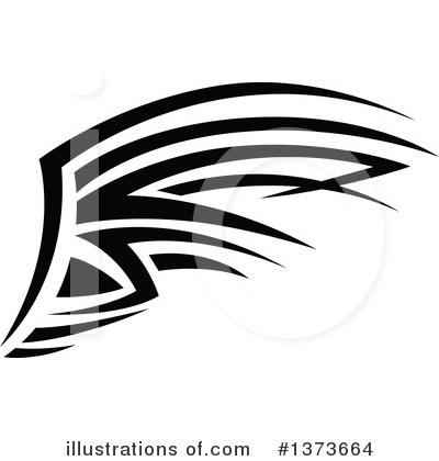 Royalty-Free (RF) Wing Clipart Illustration by Vector Tradition SM - Stock Sample #1373664