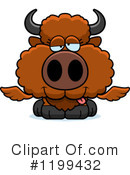 Winged Buffalo Clipart #1199432 by Cory Thoman