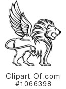 Winged Lion Clipart #1066398 by Vector Tradition SM