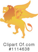 Winged Lion Clipart #1114638 by Pams Clipart