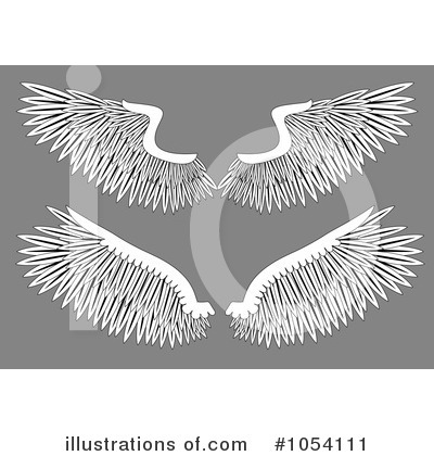 Royalty-Free (RF) Wings Clipart Illustration by vectorace - Stock Sample #1054111