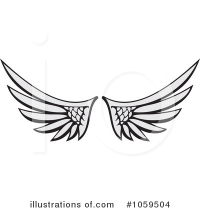 Wings Clipart #1059504 by Any Vector
