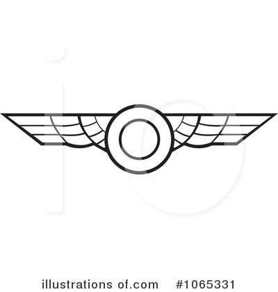 Royalty-Free (RF) Wings Clipart Illustration by Vector Tradition SM - Stock Sample #1065331
