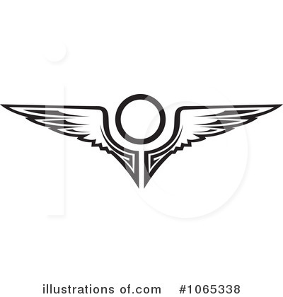 Royalty-Free (RF) Wings Clipart Illustration by Vector Tradition SM - Stock Sample #1065338